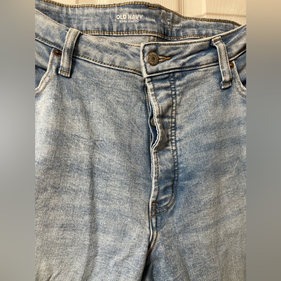 OLD NAVY Extra Stretch High-Rise O.G. Straight Secret Smooth Pocket Size 16 - Picture 4 of 7
